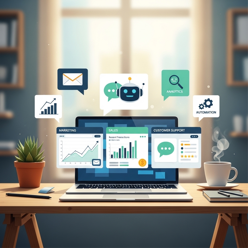 How Small Businesses Use AI for Marketing